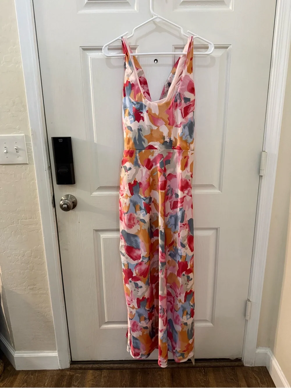 Cowl Neck Draped Maxi Dress